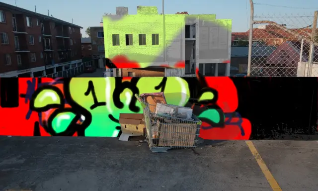 Graffiti artwork by DECAY