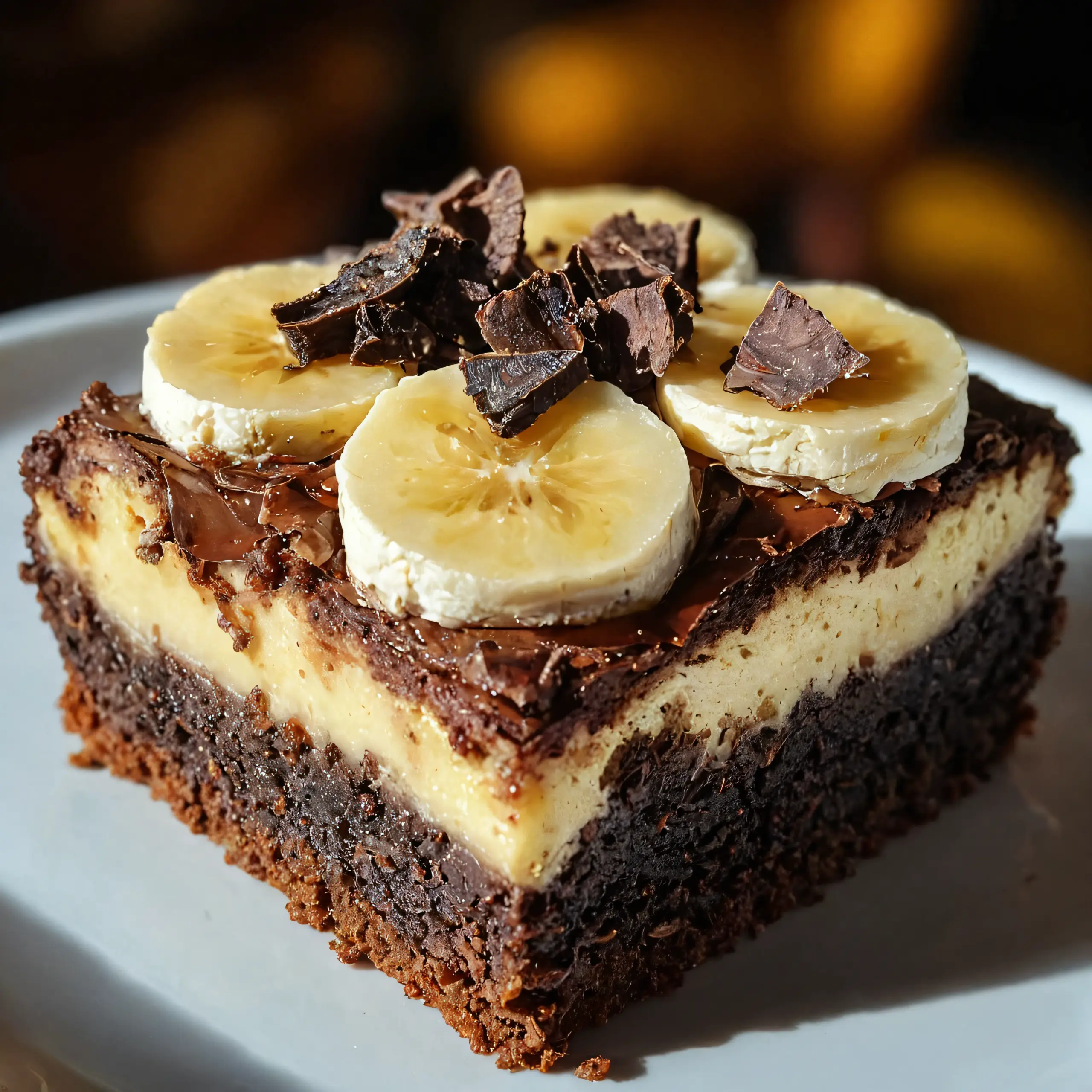 Irresistible Banana Pudding Brownie Bars