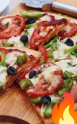 Постер Быстрая овощная пицца