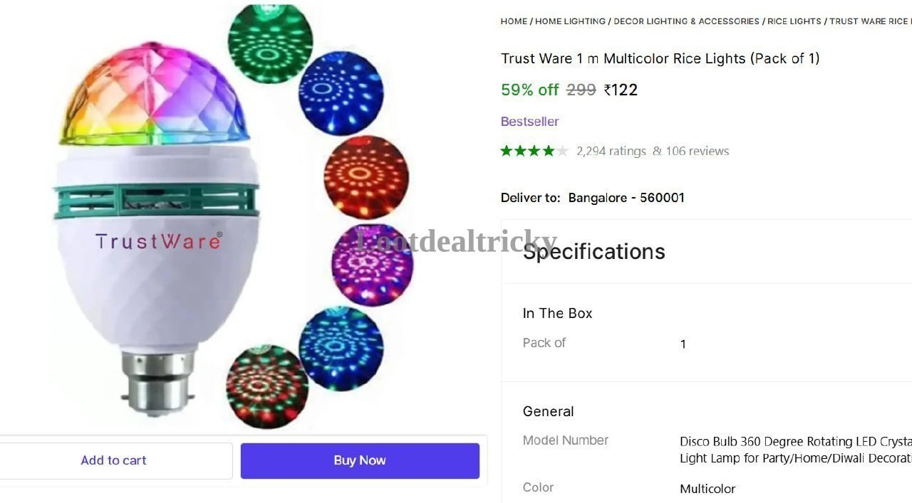 disco Bulb 360 – Just ₹122 | Top Unbeatable Deal disco Bulb 360 – Just ₹122 | Top Unbeatable Deal