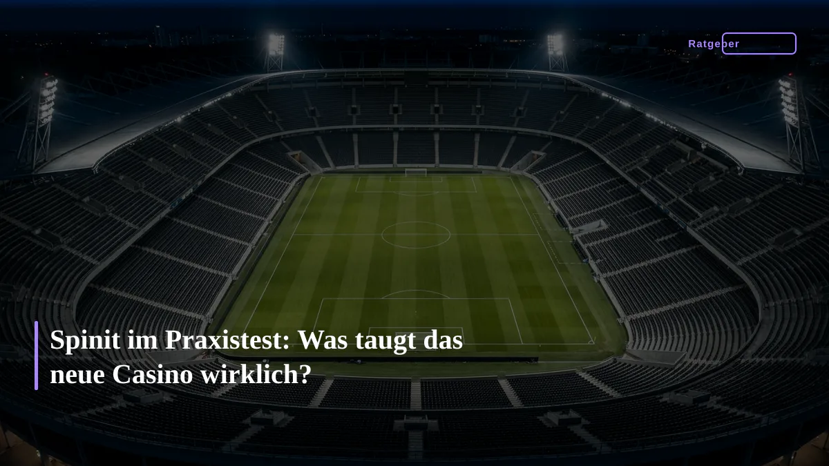 Spinit im Praxistest: Was taugt das neue Casino wirklich?