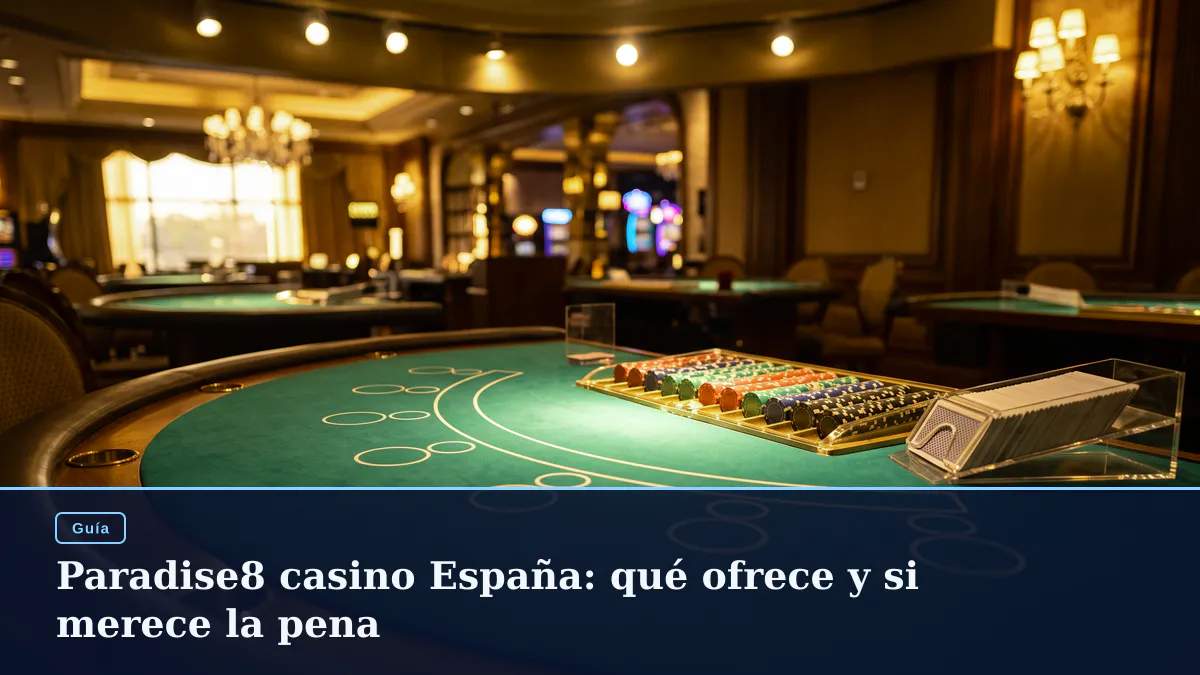 Paradise8 casino España: qué ofrece y si merece la pena