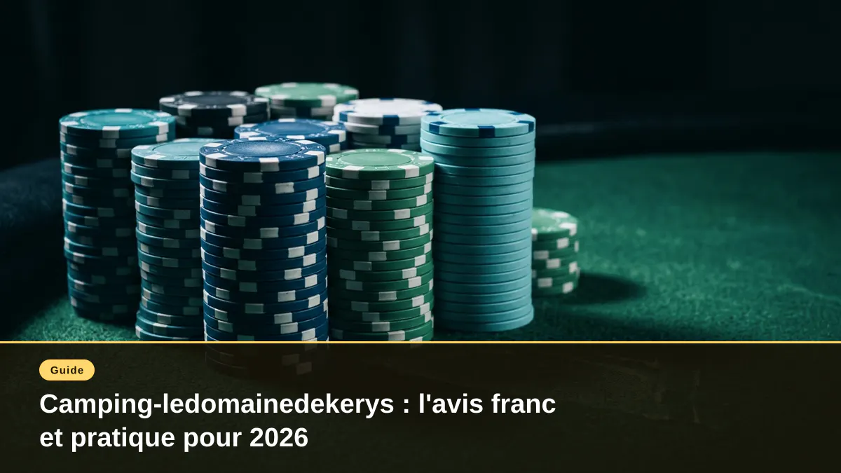 Camping-ledomainedekerys : l'avis franc et pratique pour 2026