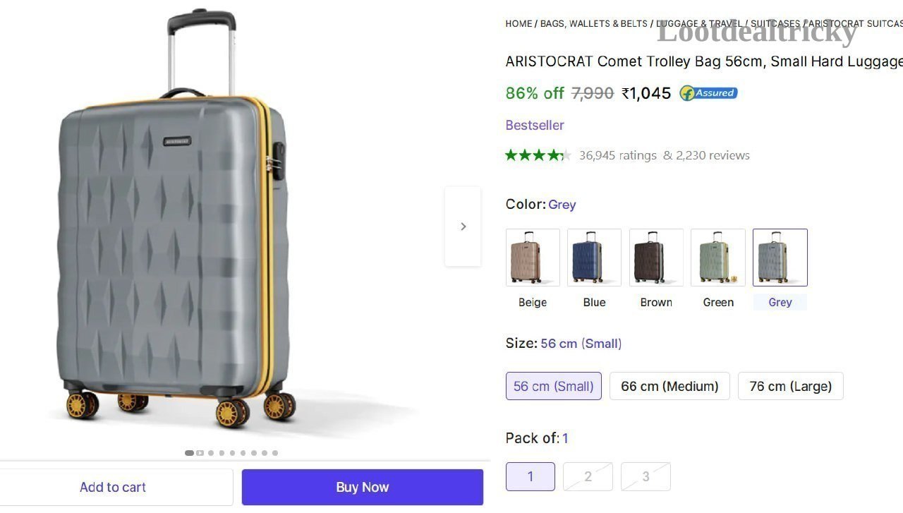 Aristocrat Comet Trolley Offer Image