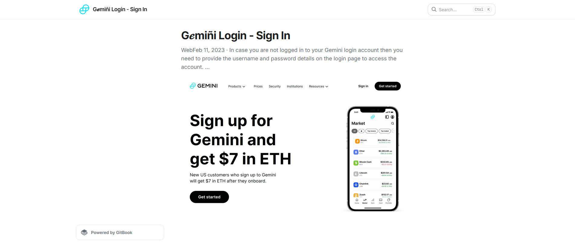 Stored capture of geminizlogez.gitbook.io