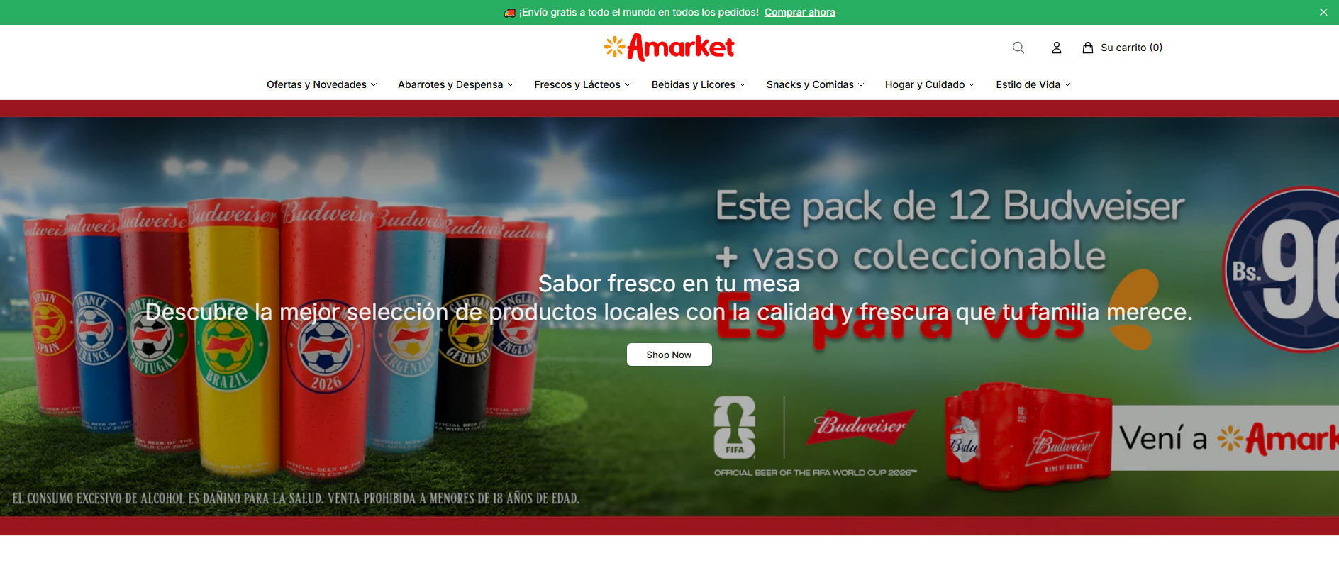 Stored capture of amarketstore.shop