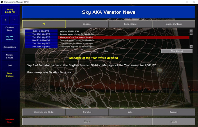 Manager Year
