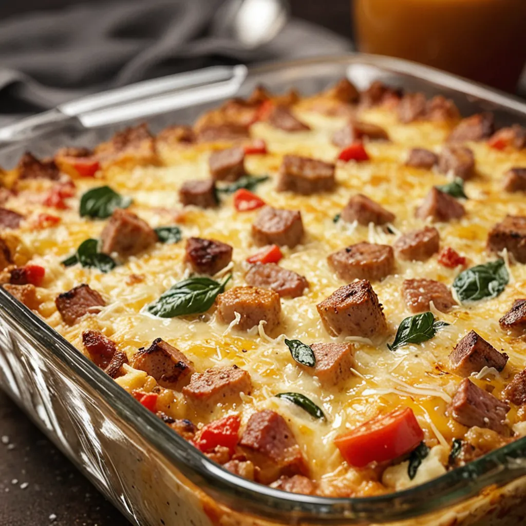 Overnight Italian Breakfast Casserole: Easy Morning Delight
