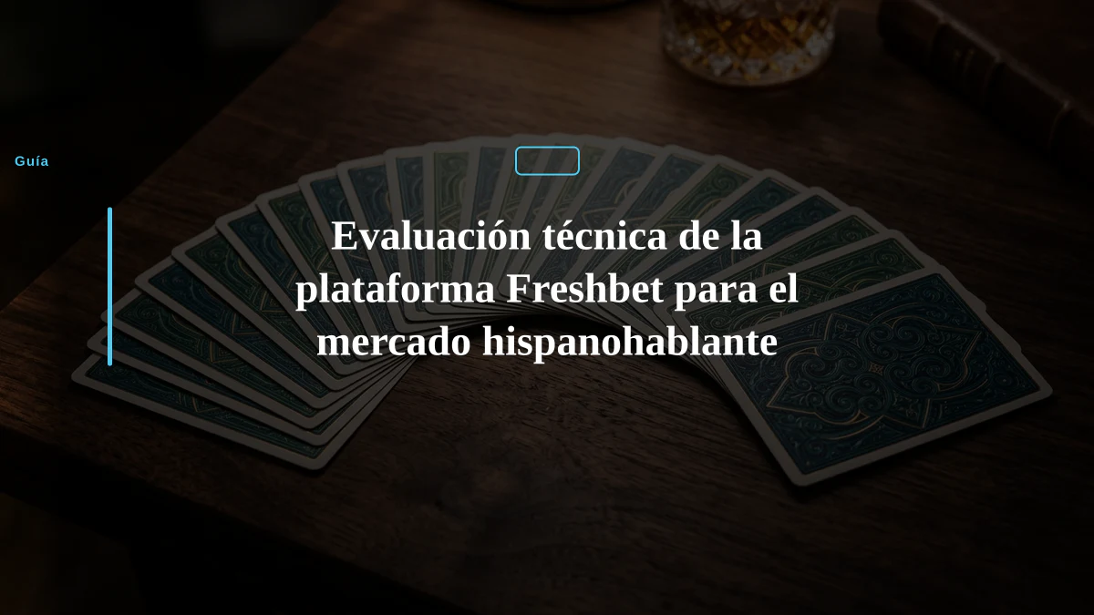 Evaluación técnica de la plataforma Freshbet para el mercado hispanohablante