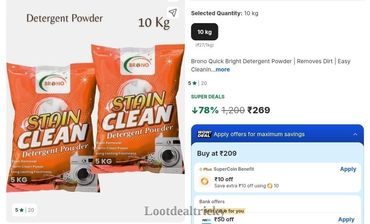 Loottt Fasttt – Amazing Price Drop @ ₹269 Loottt Fasttt – Amazing Price Drop @ ₹269