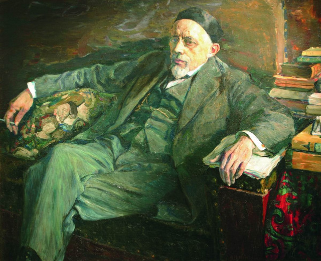 Портрет академика А Н Северцова 1925