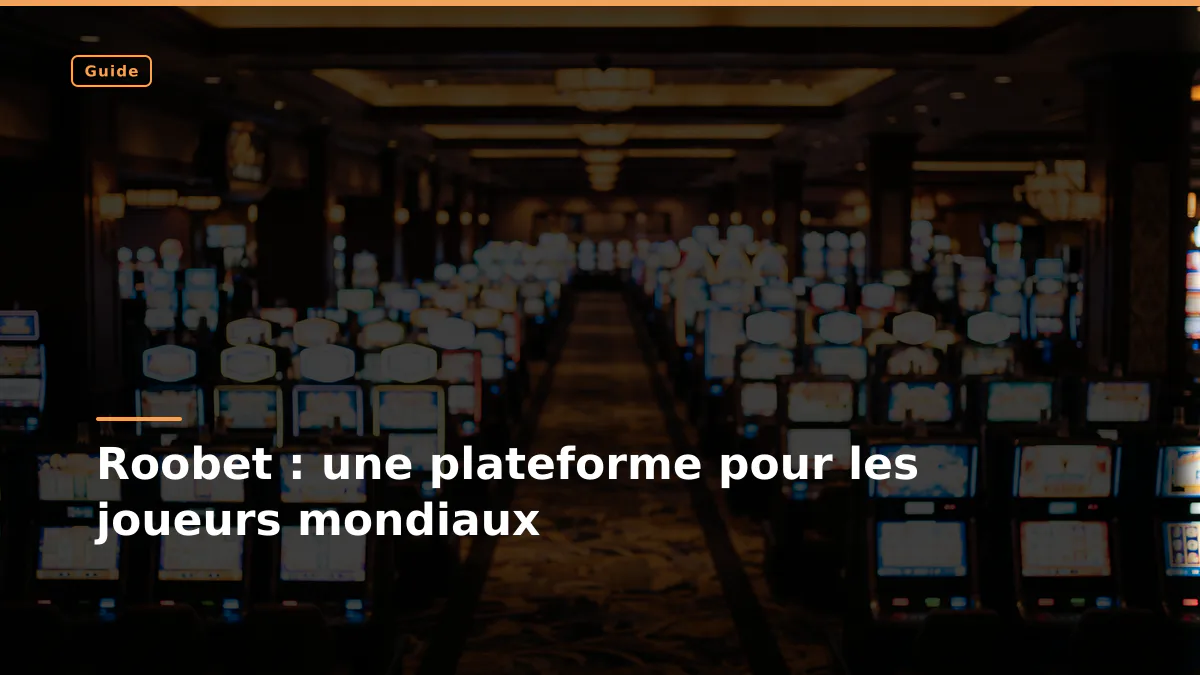 Roobet : une plateforme pour les joueurs mondiaux