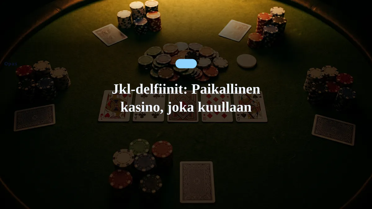 Jkl-delfiinit: Paikallinen kasino, joka kuullaan