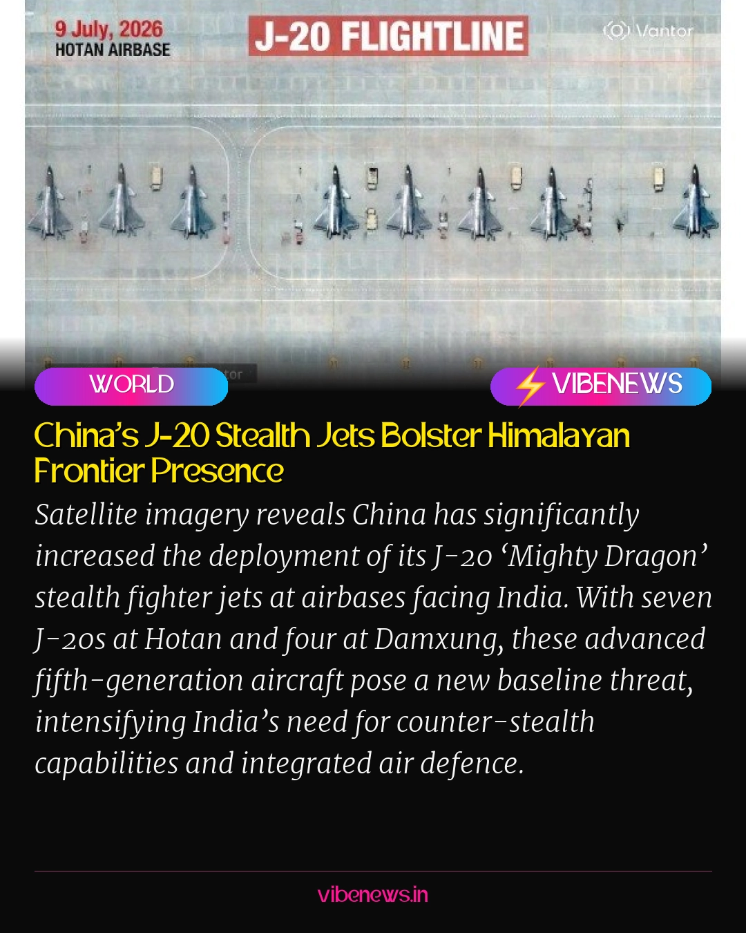 China’s J-20 Stealth Jets Bolster Himalayan Frontier Presence