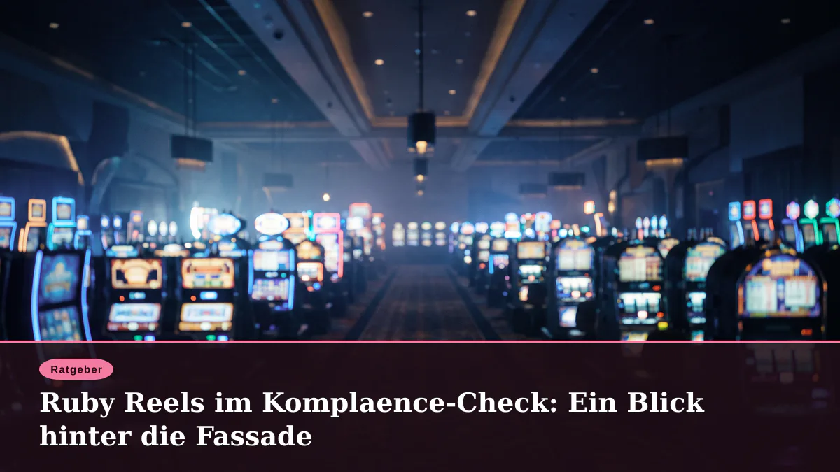 Ruby Reels im Komplaence-Check: Ein Blick hinter die Fassade