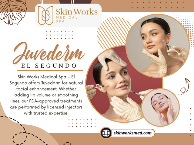 What makes these med spas stand out is their commitment to blending medical expertise with a welcoming, spa-like experience. From Juvederm El Segundo to Restylane Manhattan Beach, each treatment uses trusted solutions that deliver both safety and effectiveness. The combination of advanced technology, medical supervision, and a focus on natural beauty has made the services at Med spa El Segundo and Manhattan Beach highly sought after.

Click Here for More Information: https://skinworksmed.com/locations/el-segundo-med-spa/

Skin Works Medical Spa – El Segundo
Address: 425 Main St, El Segundo, CA 90245
Phone Number: (424) 321-4517

Google Map: https://g.co/kgs/71Mr5m8

Read Our Blogs:
https://skinworksmedelsegundomedspa.wordpress.com/
https://skinworksmedelsegundomedspa.mystrikingly.com/
https://68cd0b6313186.site123.me/

More Links:
https://beacons.ai/skinworksmedelsegundomedspa
https://www.pinterest.com/skinworksmedelsegundomedspa/
https://www.behance.net/medspaelsegundo