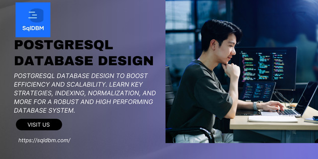 Postgre SQL database design System by Sql DBM