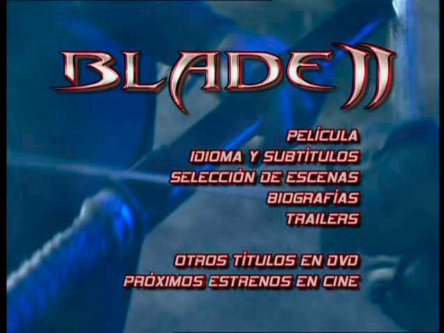 Blad2 1 - Blade II [DVD9 Full] [Pal] [Esp/Ing] [5.1] [DTS] [Sub:Esp] [2002] [Fantástica] [VS]
