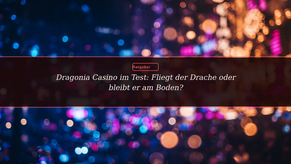 Dragonia Casino im Test: Fliegt der Drache oder bleibt er am Boden?