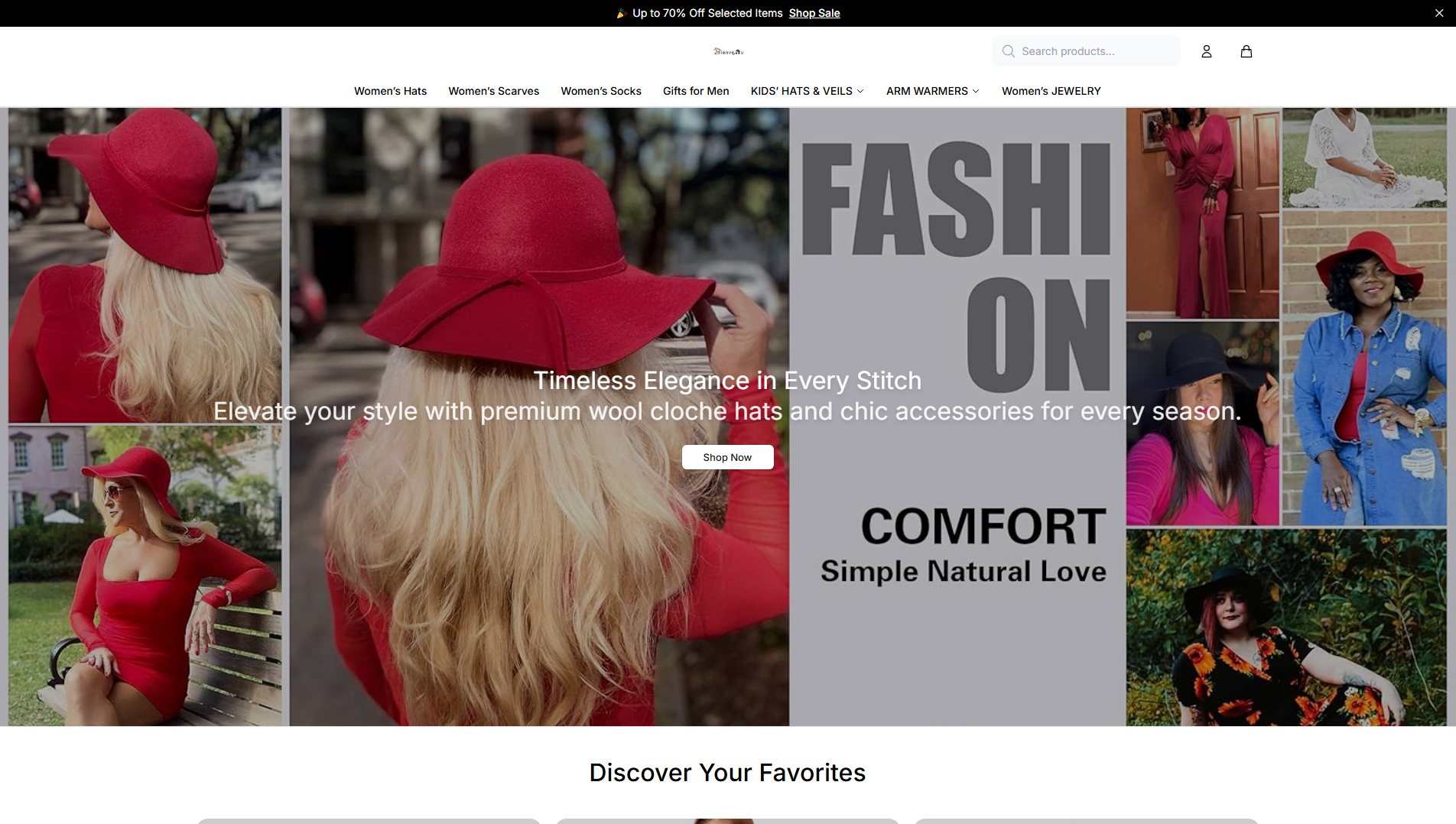 Stored capture of bienvenustore.shop
