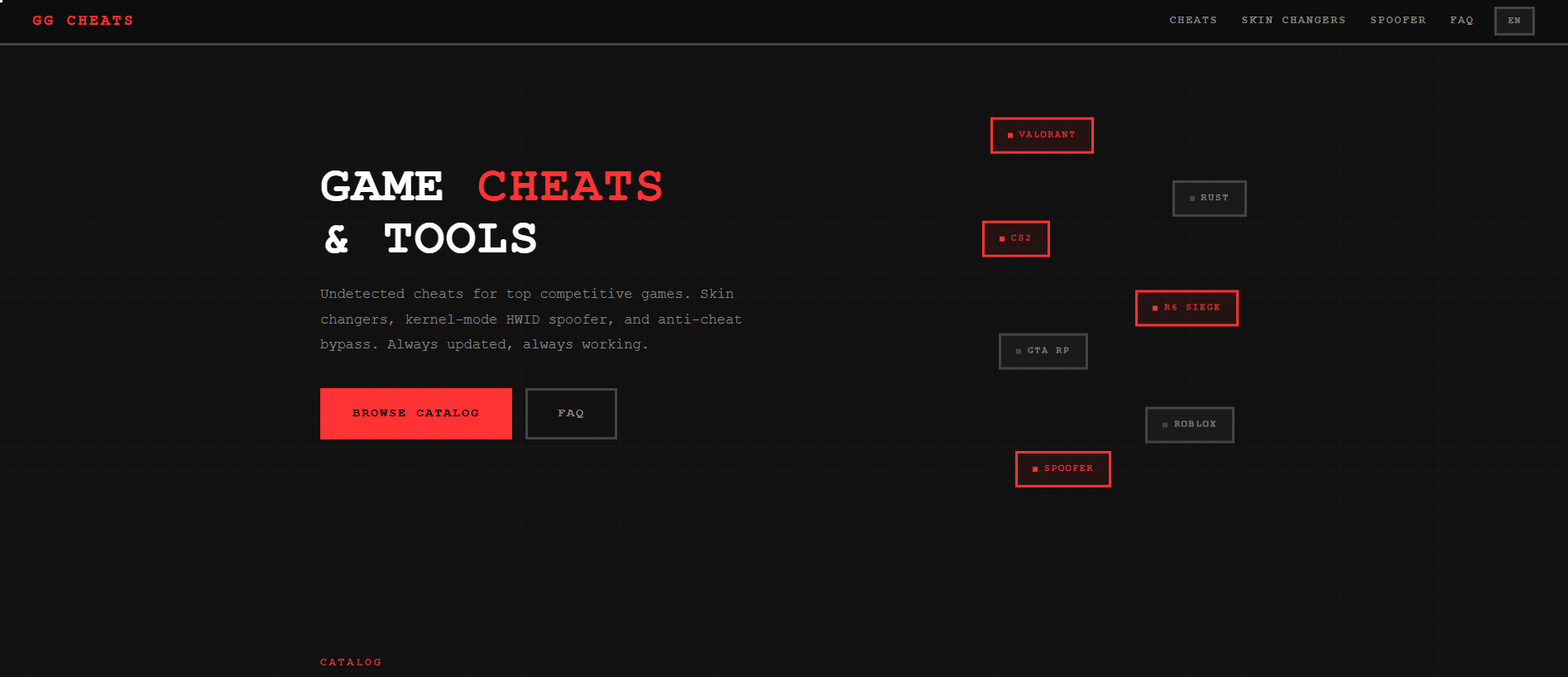 Stored capture of gg-cheats.pro