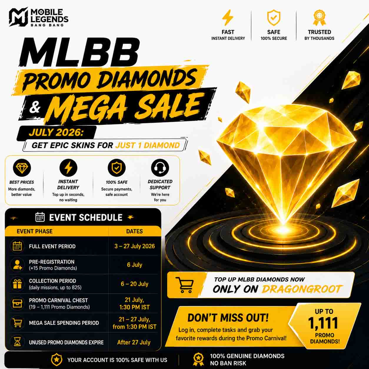 DragonGroot MLBB Promo Diamonds Mega Sale Top-Up