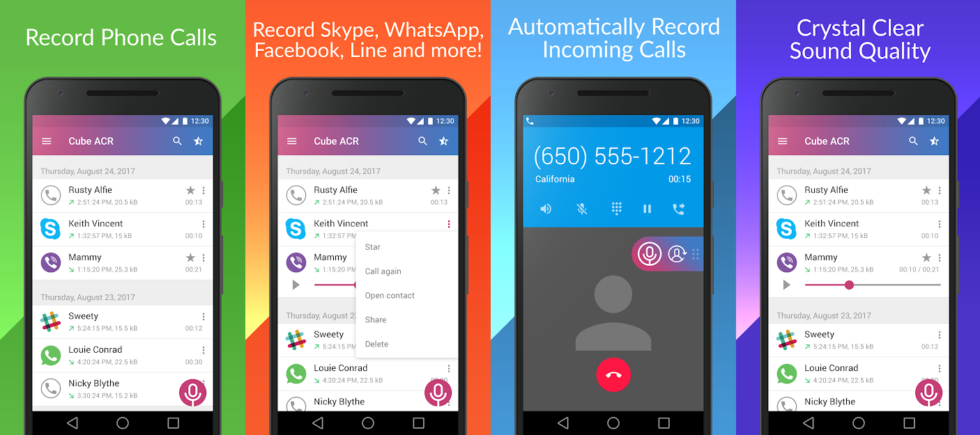 вичат телеграм имо. запись разговора на андроид. лучшие приложения для звонков. 17. приложение для записи звонков.