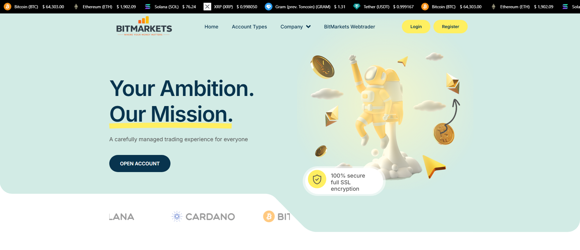 Stored capture of bitmarkets.ai