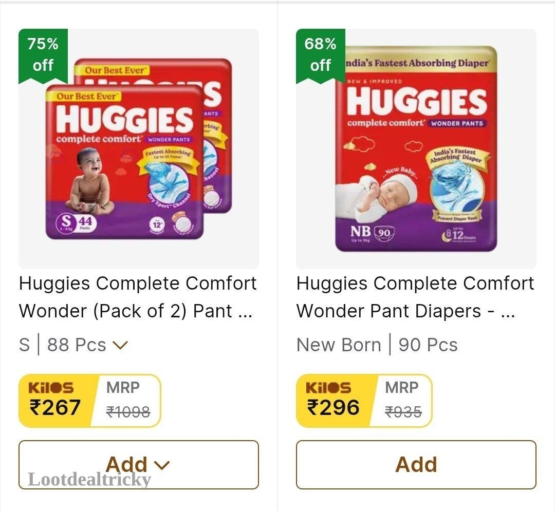 Flipkart Grocery Diapers | Loot Deal Flipkart Grocery Diapers | Loot Deal