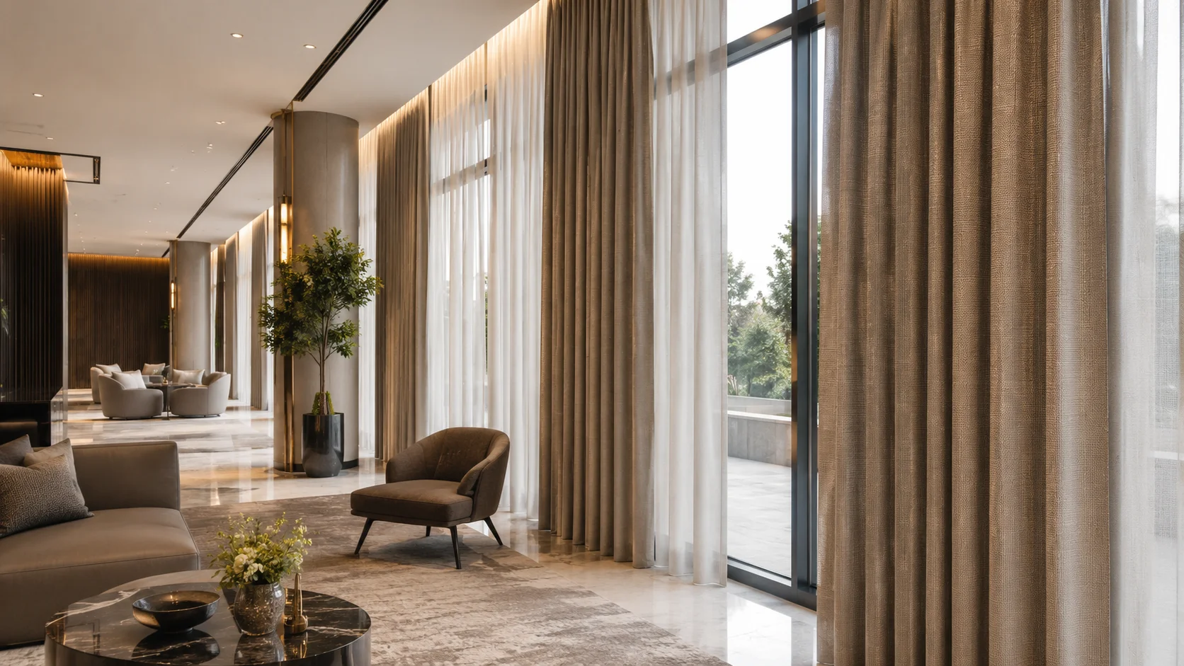 Yanmaz Kumaş Perde Nedir? Otel ve Kamu Binaları İçin Güvenli Seçenekler