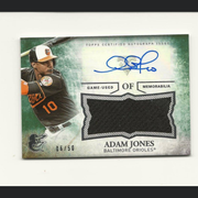 2015 Topps Triple Threads Adam Jones Jersey Autograph /50