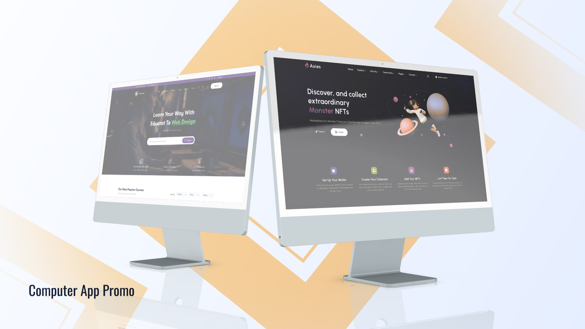 Website Desktop Mockup