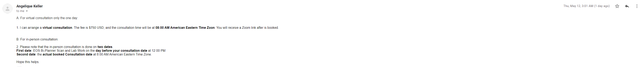 Weird communication from Paley