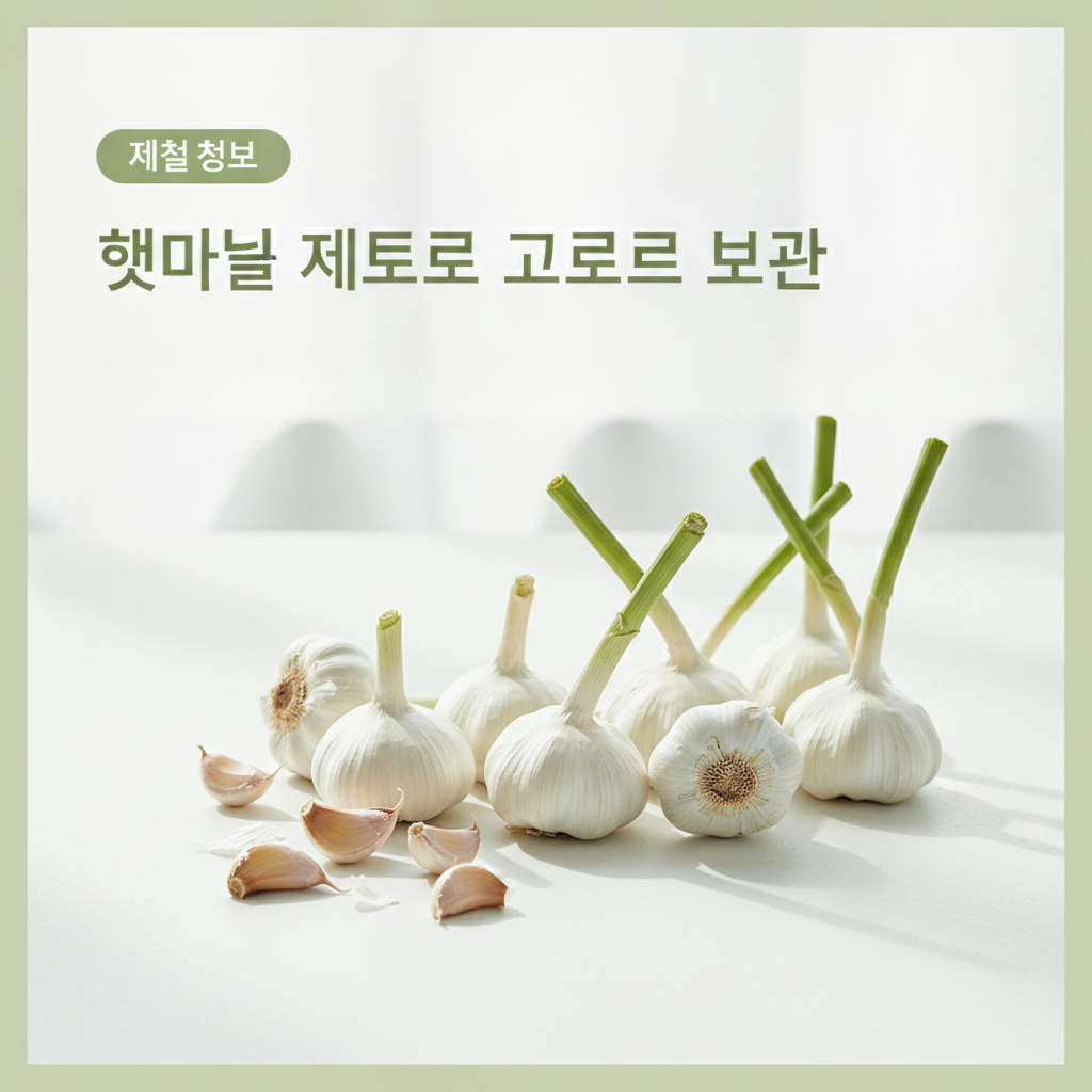 햇마늘 제대로 고르고 보관하는 법 완벽 정리 -싱싱이네