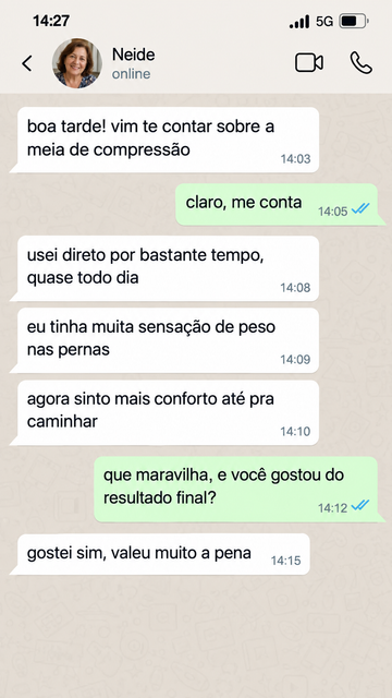 Depoimento de cliente