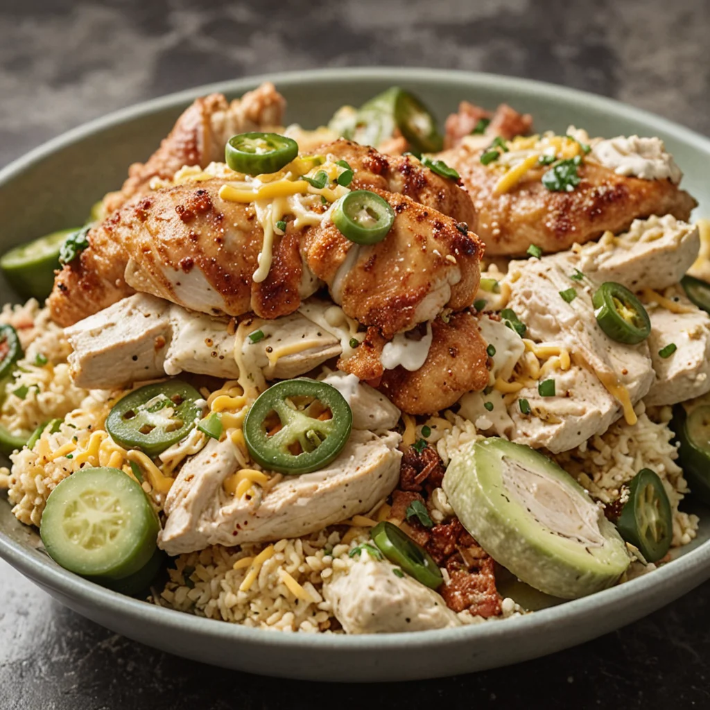 Flavorful High-Protein Jalapeno Popper Chicken
