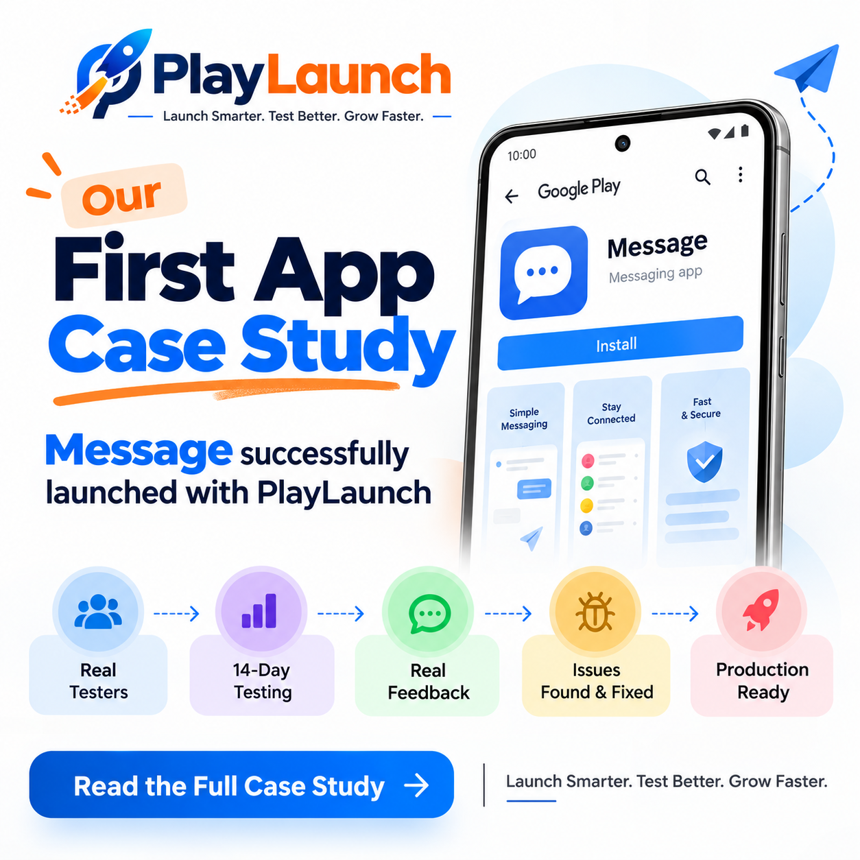 How the Message App Successfully Launched with PlayLaunch — Our First Case Study