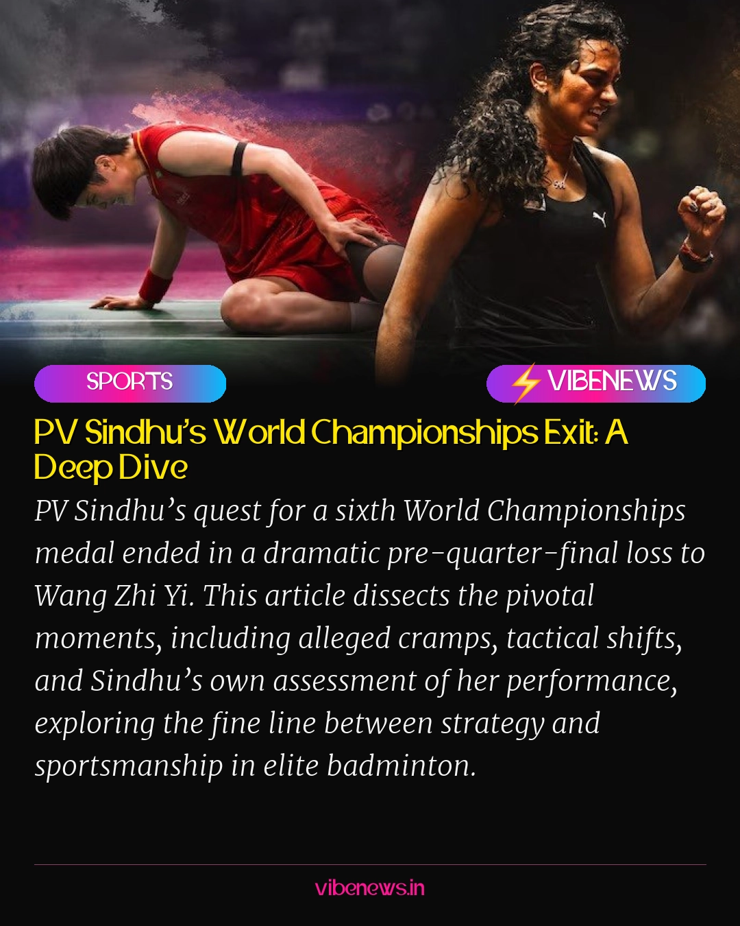 PV Sindhu’s World Championships Exit: A Deep Dive