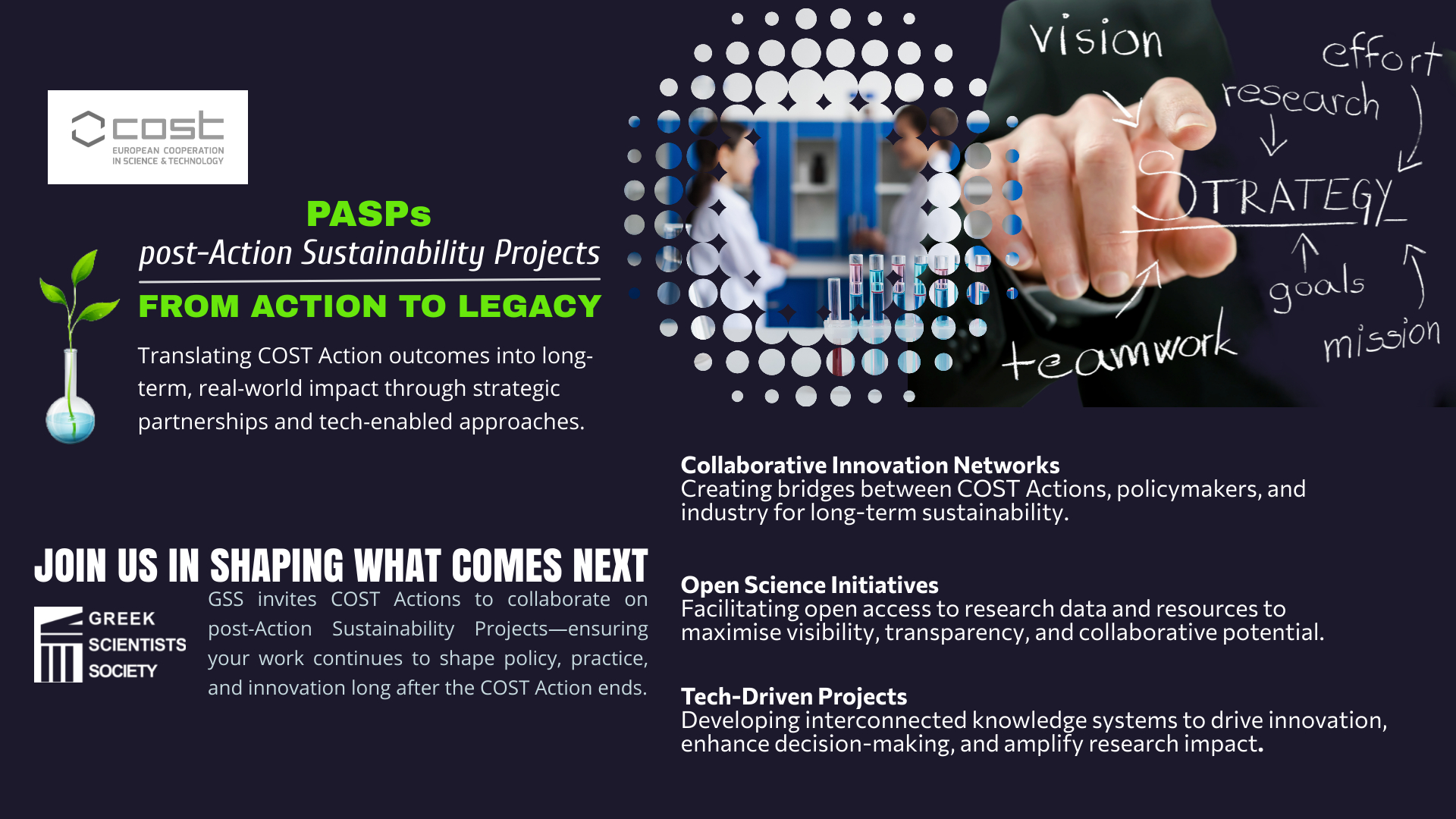 Post-Action Sustainability Projects, from Action to Legacy