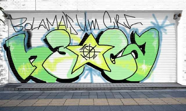 Graffiti artwork by h3ca