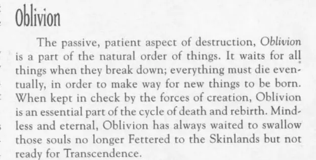 Oblivion