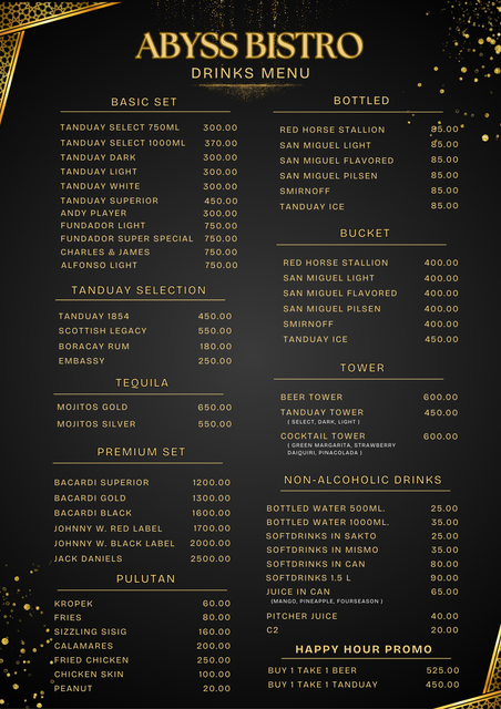 Abyss-Bistro-Menu