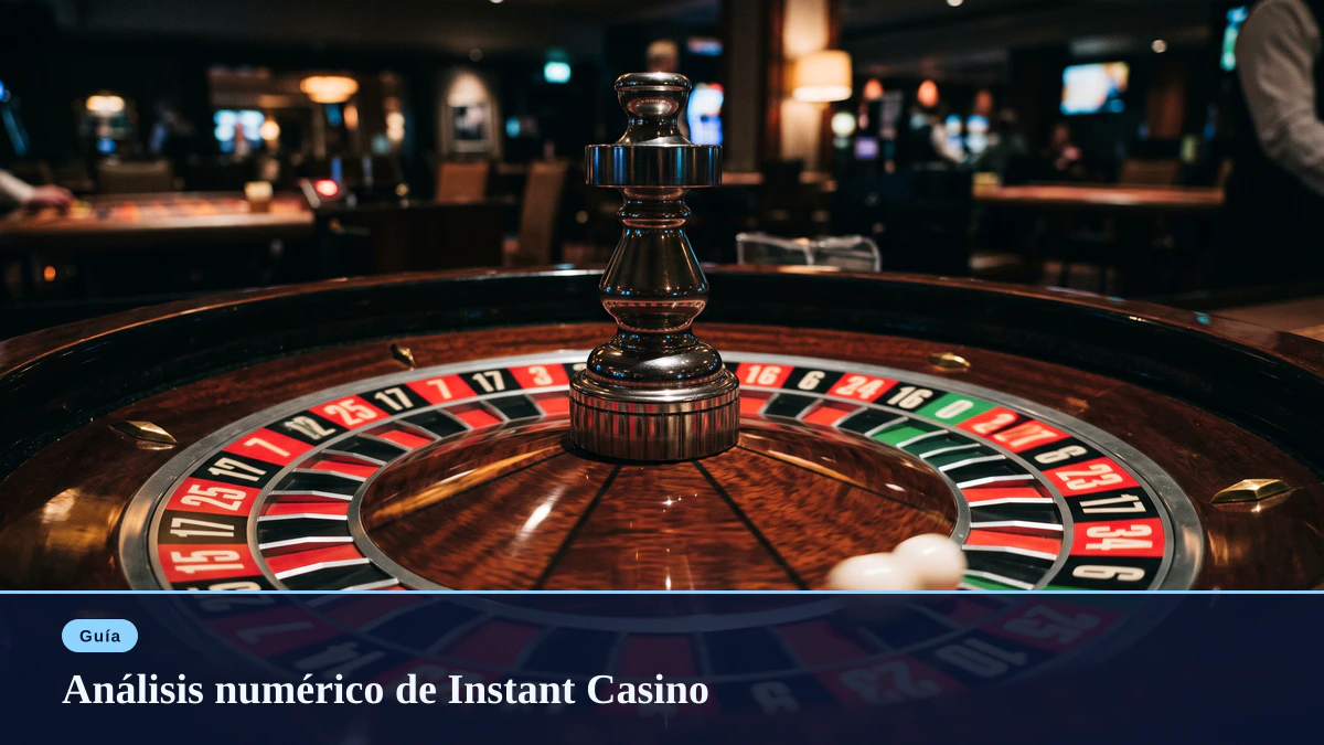 Análisis numérico de Instant Casino