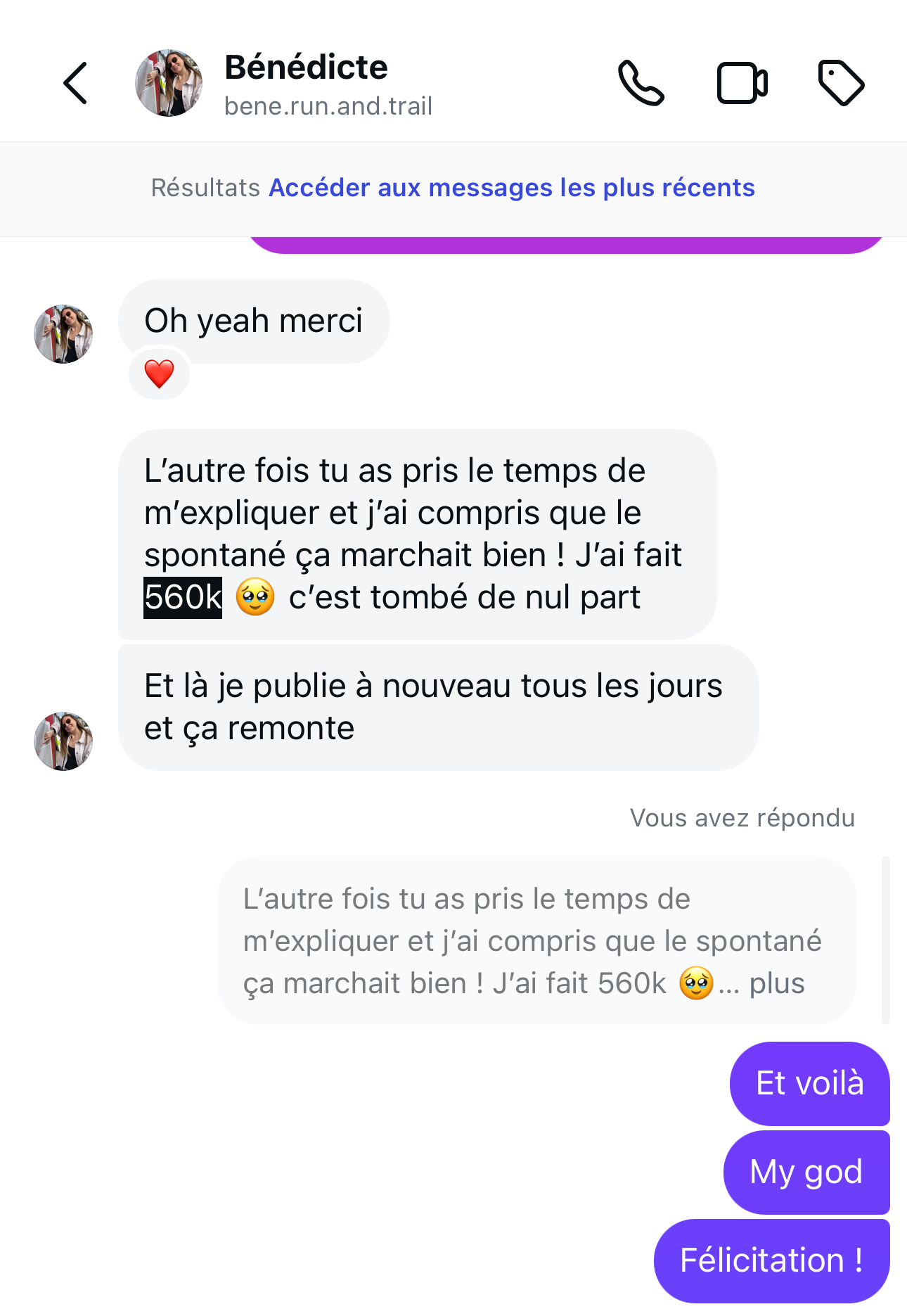 Avis Bénédicte