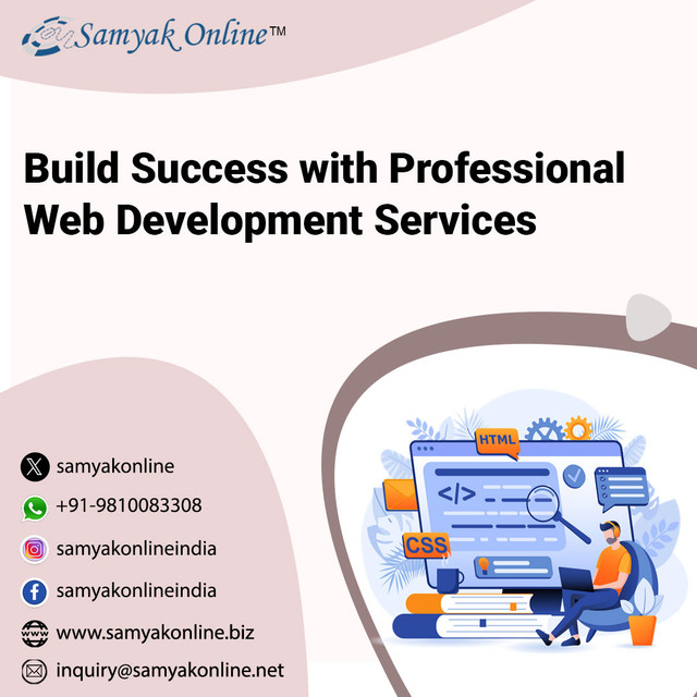 Transform your digital presence with professional web development services from Samyak Online! We create stunning, high-performance websites tailored to your business needs. Get a cutting-edge website that drives growth and engagement today!

https://samyakonline.biz/

#ProfessionalWebDevelopmentServices