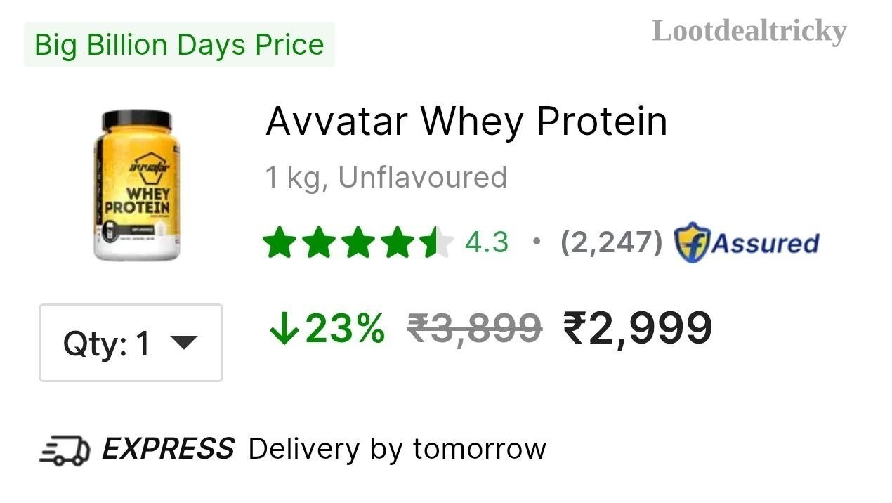 Loot Avvatar Whey Offer Image