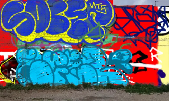 Graffiti artwork by Rickertos