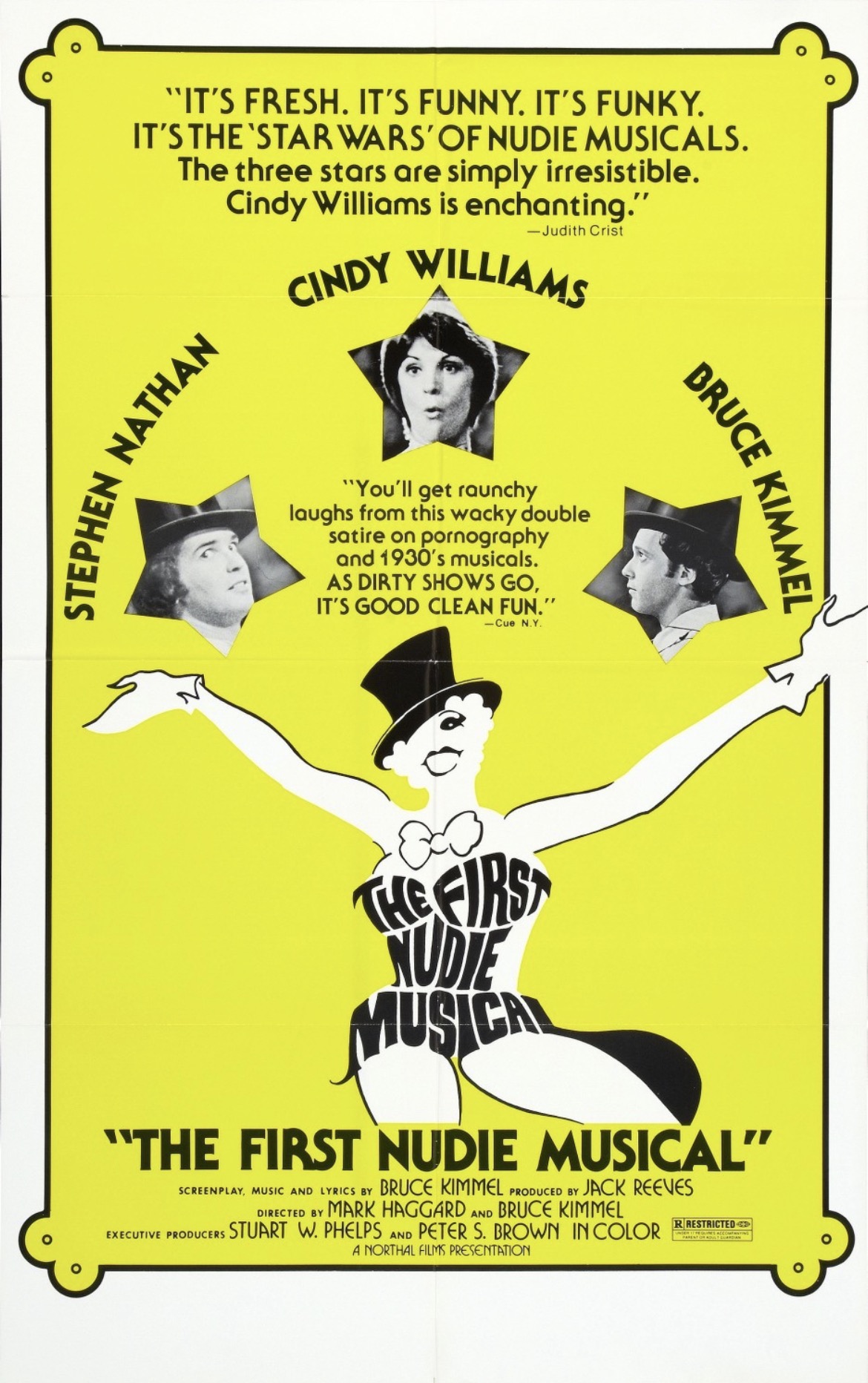 Poster of the 1975 motion picture “The First Nudie Musical”