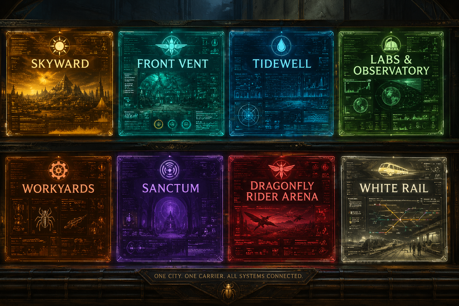 Holoscreen colors