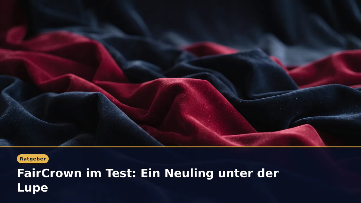 FairCrown im Test: Ein Neuling unter der Lupe